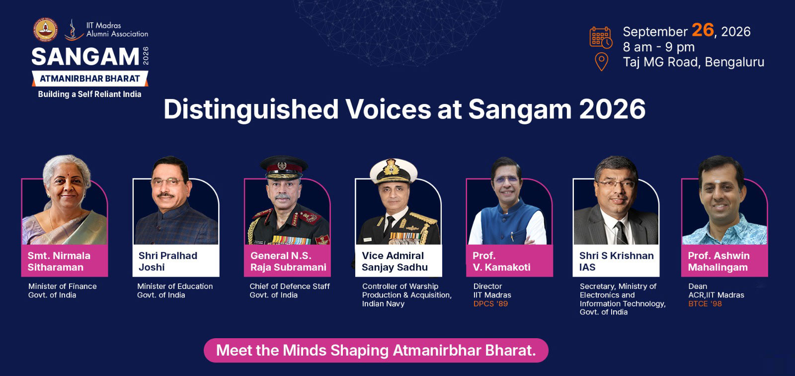 Distinguished Voices at Sangam 2026